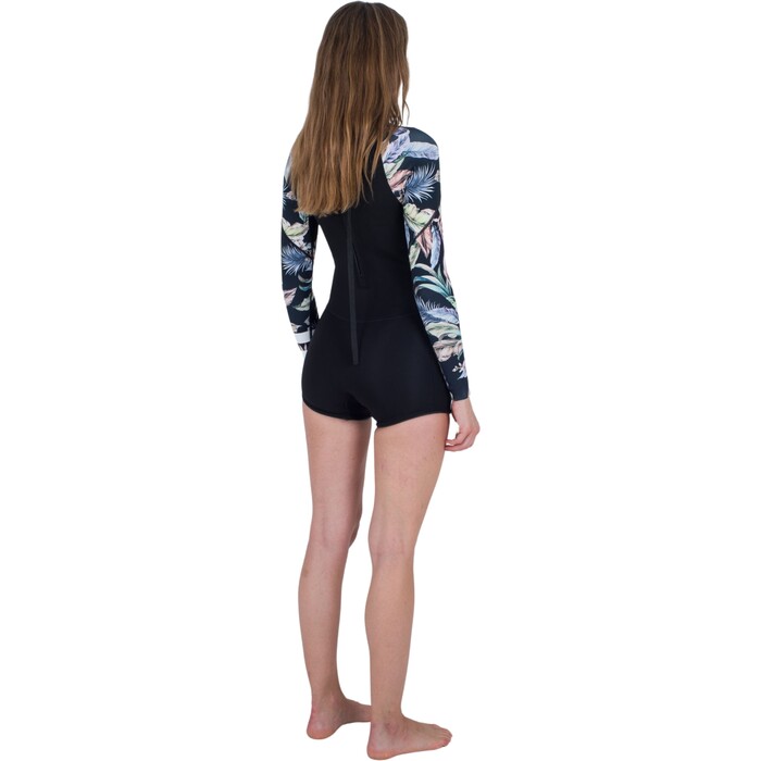 2024 Hurley Womens Advant 2mm Back Zip Shorty Springsuit WSS0013222 - Wispy